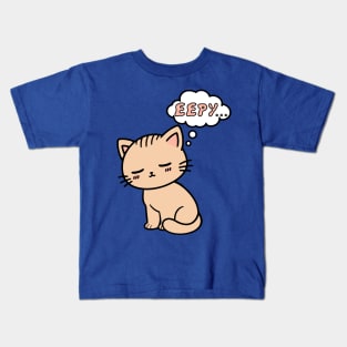 Eepy Cat - Cute Sleepy Kitten Meme Kids T-Shirt